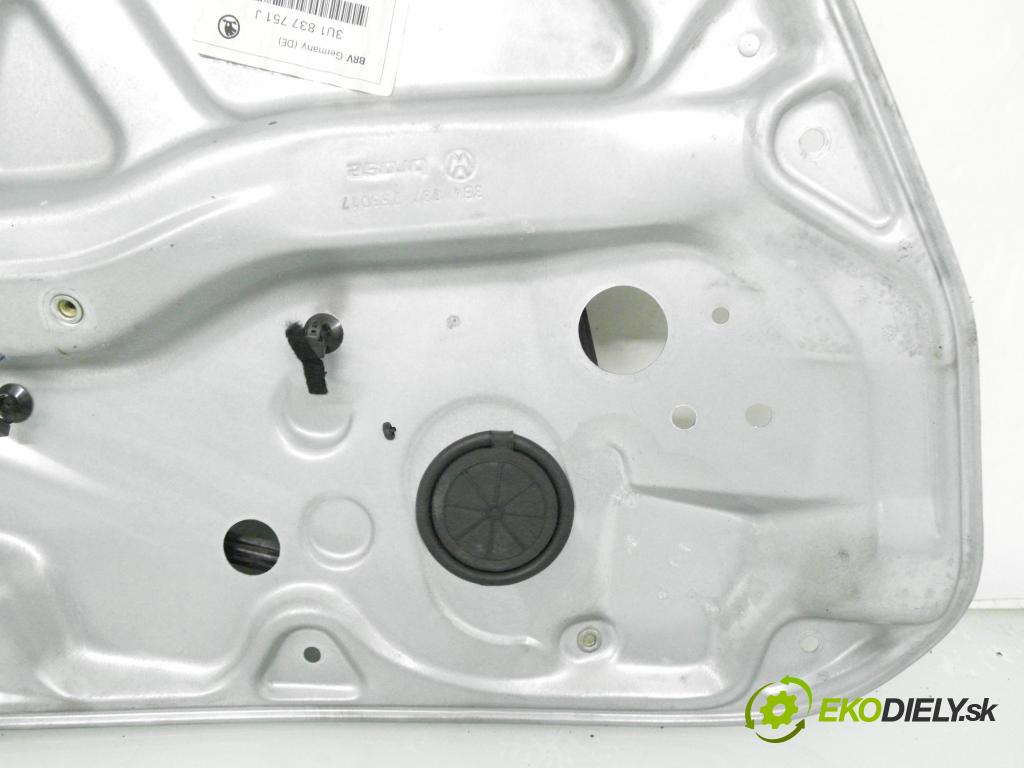 SKODA SUPERB I (3U4) SEDAN 2002 96,00 1.9 TDI - AWX 1896,00 Mechanizmus okien 105402301 ; 993519303 ; 3U1837751J