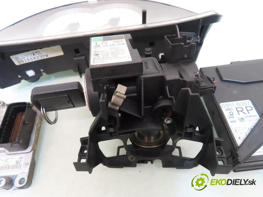 OPEL CORSA C (X01) HB 2000 55,00 1.2 16V 75 - Z 12 XE 1199,00 spinačka / imobilizéra IMMO / Riadiaca jednotka 0261206074 ; 09115112 ; 09166823FW