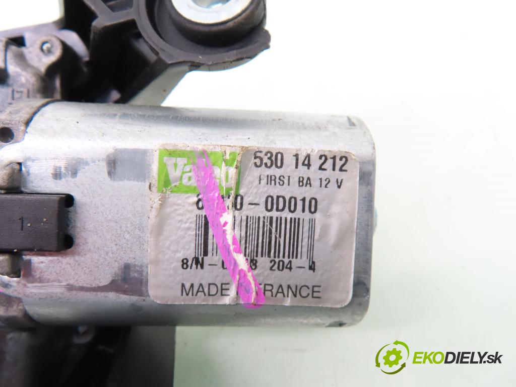 TOYOTA YARIS (_P1_) HB 2004 50,00 1.0 VVT- i 68 - 1SZ-FE 998,00 Motorček stierače zadné 53014212 ; 851300D010