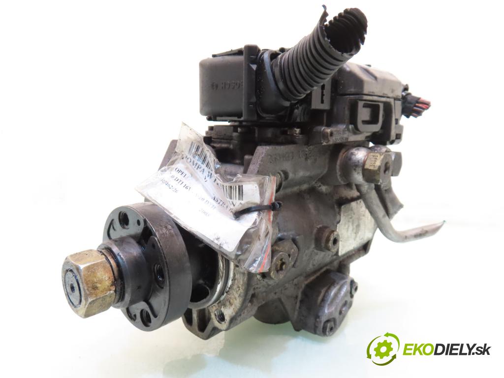 OPEL ASTRA G liftback (T98) HB 2003 74,00 2.0 DTI 16V - X 20 DTH 1995,00 Pumpa vstrekovacia 0470504203 ; 09202063 ; 0281011055 (Vstrekovacie čerpadlo)