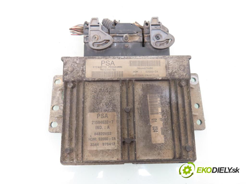 PEUGEOT 206 liftback (2A/C) HB 2004 55,00 1.4 75 - KFW 1360,00 Riadiaca jednotka Motor 9652202780