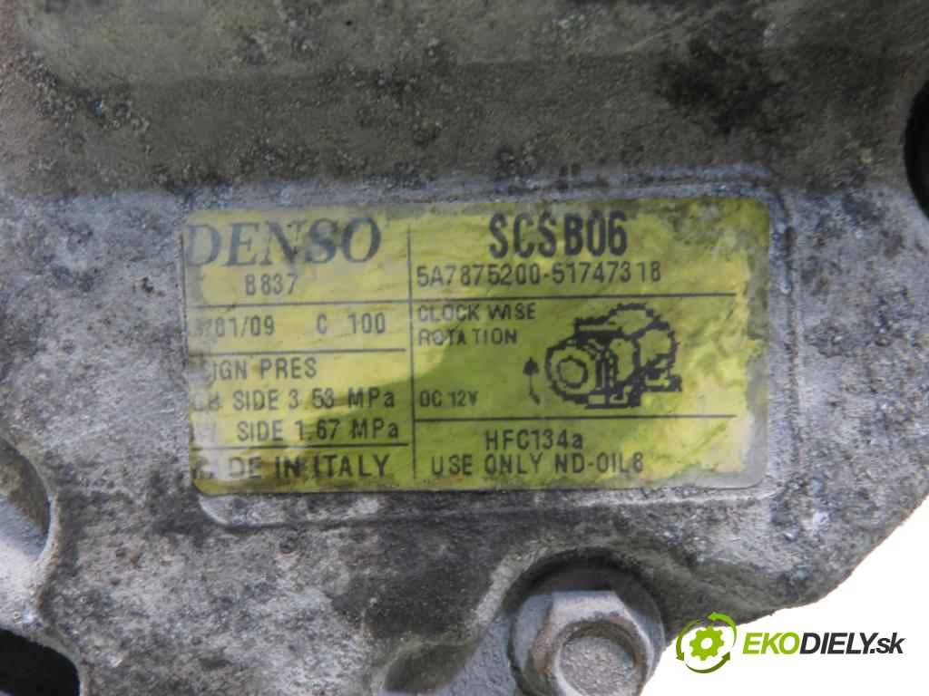 FIAT PANDA (169_) HB 2009 44,00 1.2 60 - 188 A4.000 1242,00 KOMPRESOR: klimatizace 5A787520051747318 (Kompresor klimatizace)