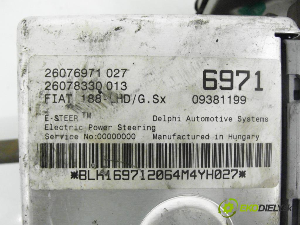 FIAT PUNTO (188_) HB 1999 44,00 1.2 60 (188.030, .050, .130, .150, .230, .250) - 1 1242,00 serv/podporovanie elektrické 09381199 ; 26076971 ; 26078330