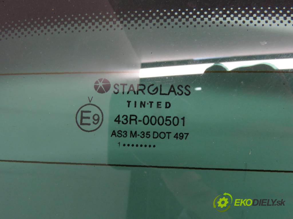 SEAT ALTEA (5P1) MINIVAN 2007 77,00 1.9 TDI PD 105 - BXE 1896,00 Okno zadné kapota