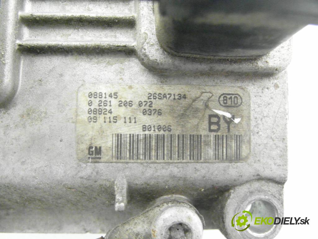 OPEL CORSA C (X01) HB 2000 43,00 1 - Z 10 XE 973,00 spinačka / imobilizéra IMMO / Riadiaca jednotka 0261206072 ; 26SA7134 ; 09166814FL