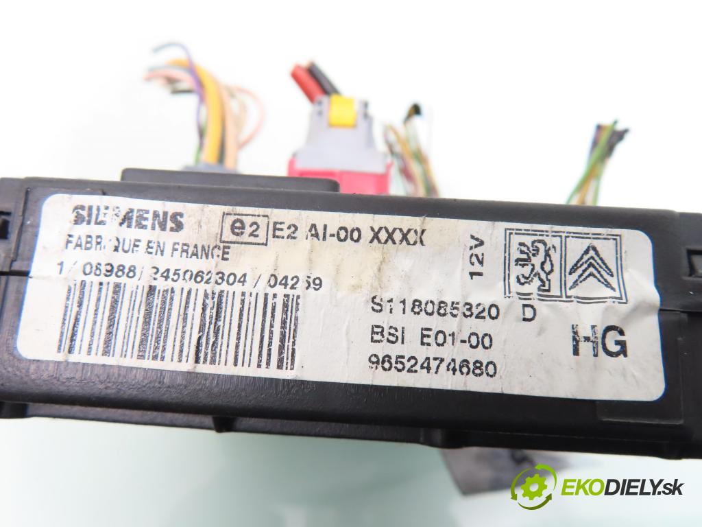 CITROEN XSARA PICASSO (N68) MINIVAN 2005 80,00 1.6 HDi - 9HZ (DV6TED4) 1560,00 MODUL BSI S118085320D ; 9652474680