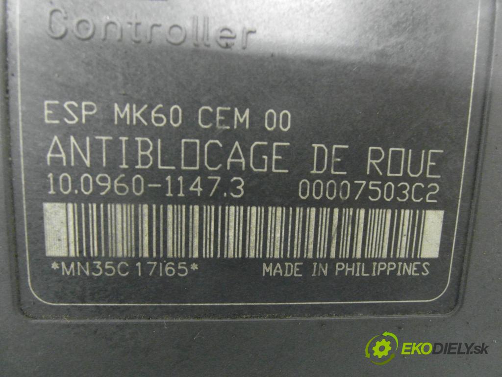 CITROEN C5 II (RC_) LIFTBACK 1999 80,00 1.6 HDi (RC8HZB) - 9HZ (DV6TED4) 1560,00 pumpa ABS 10096011473 ; 00007503C2 ; 9657061080 (Pumpa ABS)