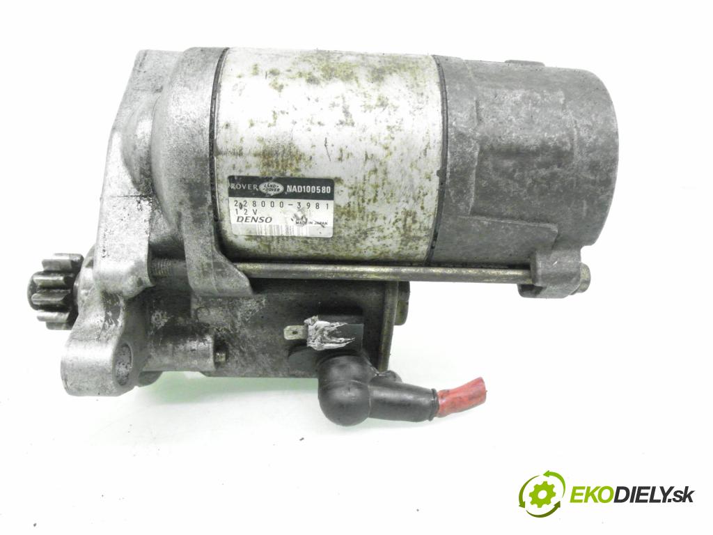 LAND ROVER FREELANDER (L314) SUV 2000 72,00 2.0 DI 4x4 - 20 T2N 1994,00 Štartér NAD100580 ; 2280003981 (Štartér)