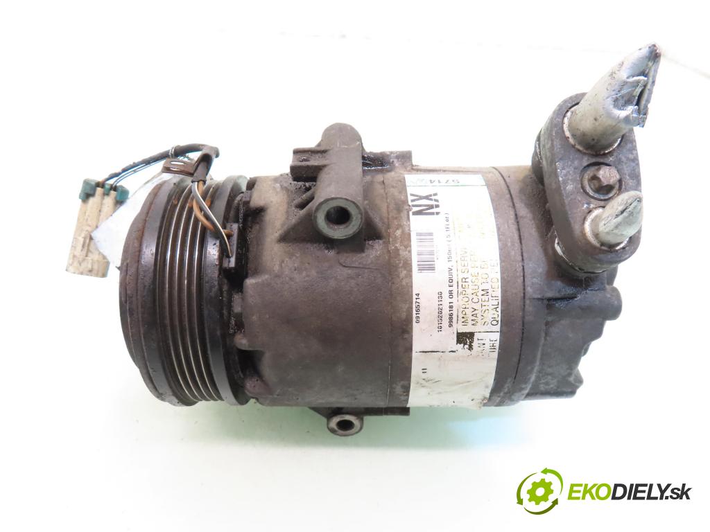 OPEL ASTRA G liftback (T98) HB 2000 74,00 1.6 16V - X 16 XEL 1598,00 KOMPRESOR: klimatizace 09165714 (Kompresor klimatizace)