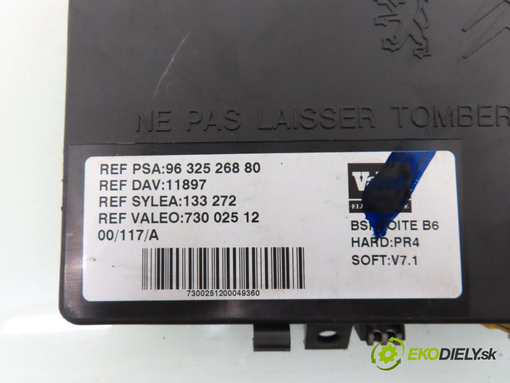 CITROEN XSARA PICASSO (N68) MINIVAN 2000 85,00 1.8 16V - 6FZ (EW7J4) 1749,00 MODUL BSI 9632526880 ; 73002512