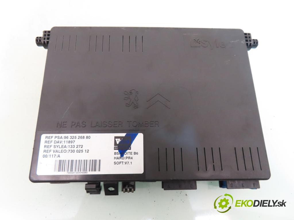 CITROEN XSARA PICASSO (N68) MINIVAN 2000 85,00 1.8 16V - 6FZ (EW7J4) 1749,00 MODUL BSI 9632526880 ; 73002512