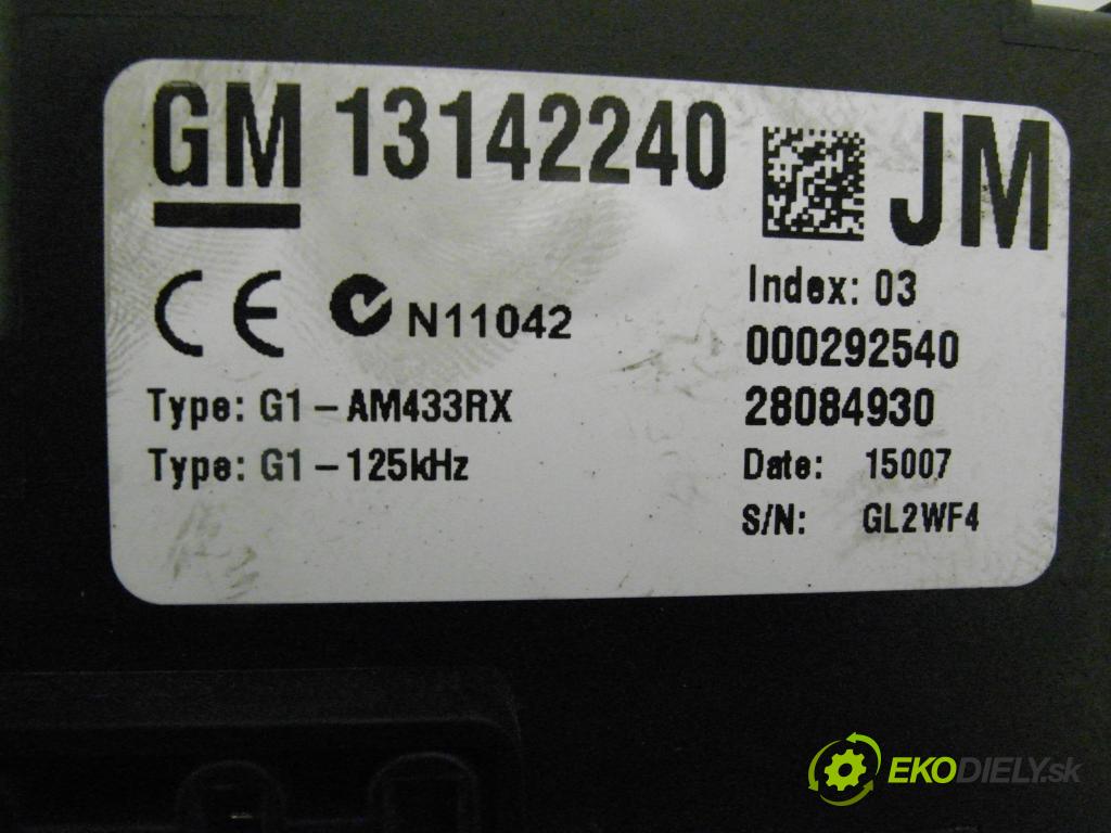 OPEL CORSA D (S07) HB 2007 59,00 1.2 - Z 12 XEP 1229,00 spínačka / imobilizéra IMMO / řídící jednotka 0261208940 ; 55557933 ; 56155D
