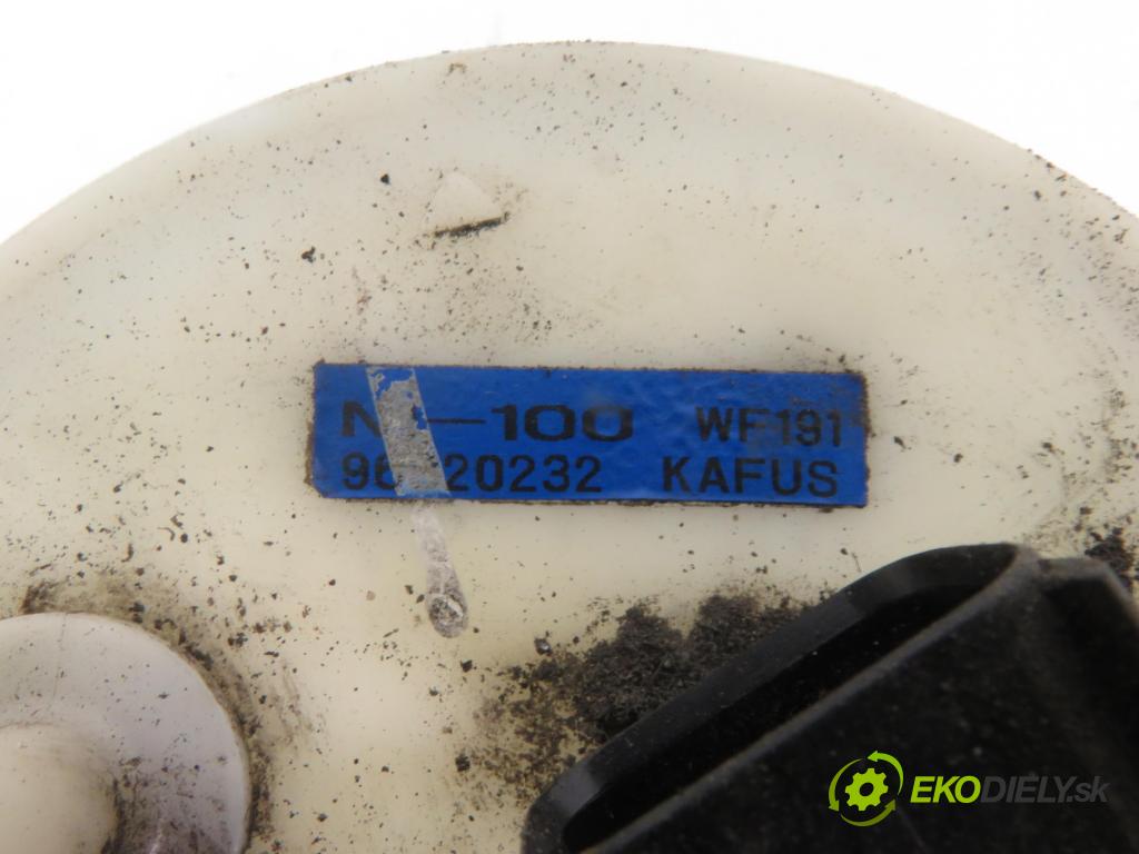 DAEWOO MATIZ (M100, M150) HB 2002 38,00 0.8 - F8CV 796,00 pumpa paliva 96320232