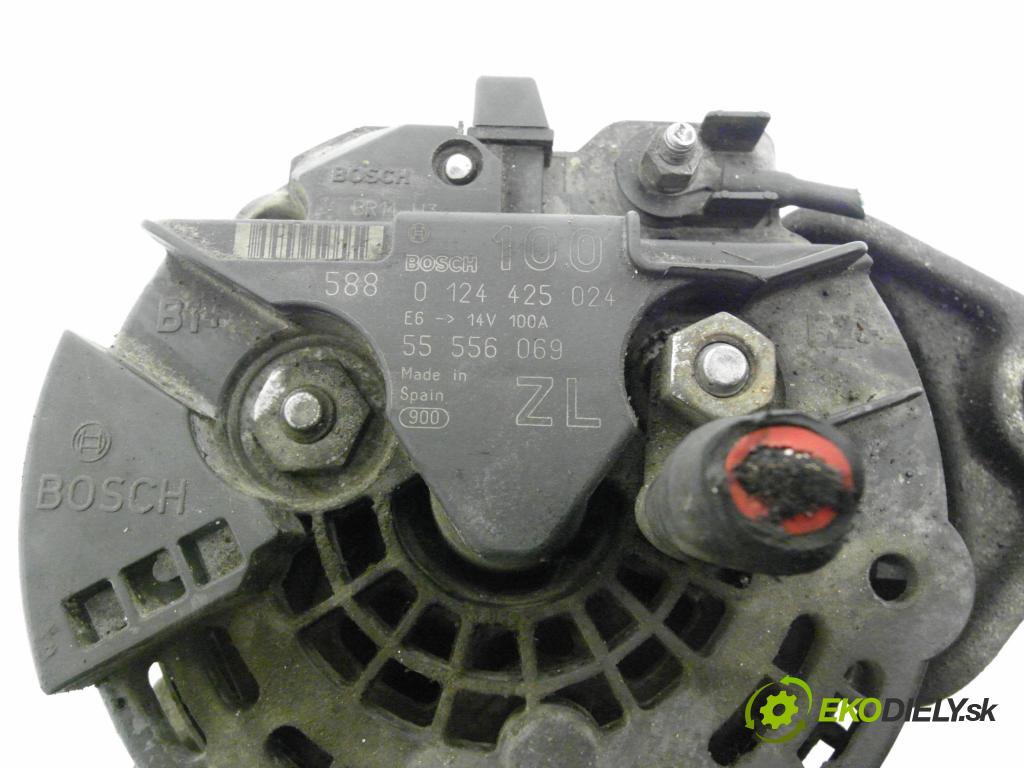 OPEL ASTRA H (A04) HB 2004 66,00 1.4 - Z 14 XEP 1364,00 Alternátor 0124425024 ; 55556069 (Alternátor)