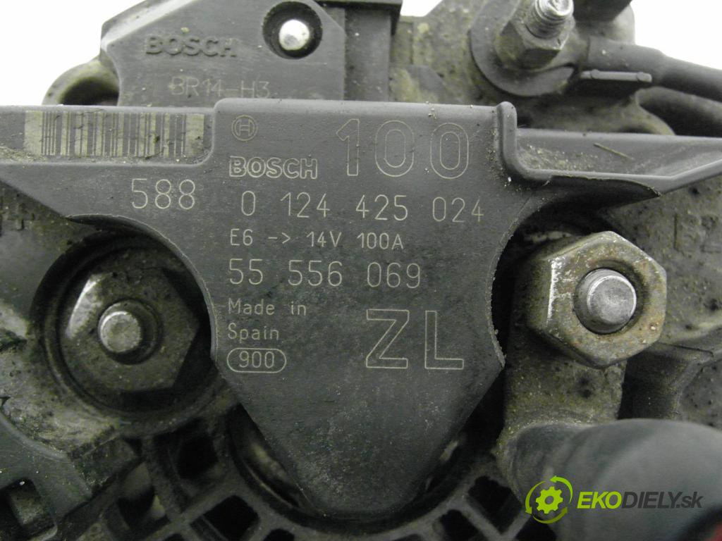OPEL ASTRA H (A04) HB 2004 66,00 1.4 - Z 14 XEP 1364,00 Alternátor 0124425024 ; 55556069 (Alternátor)