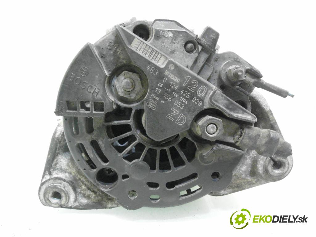 OPEL MERIVA A nadwozie wielkoprzestrzenne (MPV) (X03) HB 2005 66,00 1.4 16V Twinport - Z 14 XEP 1364,00 Alternátor 0124425028 ; 13156053 (Alternátor)