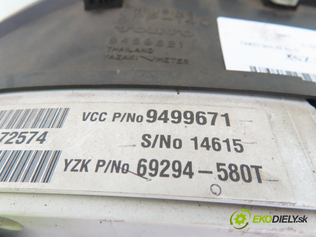 VOLVO V70 II SW (285) KOMBI 2000 103,00 2.5 TDI - D 5252 T 2461,00 Prístrojovka elektrický 69294580T ; 9499671