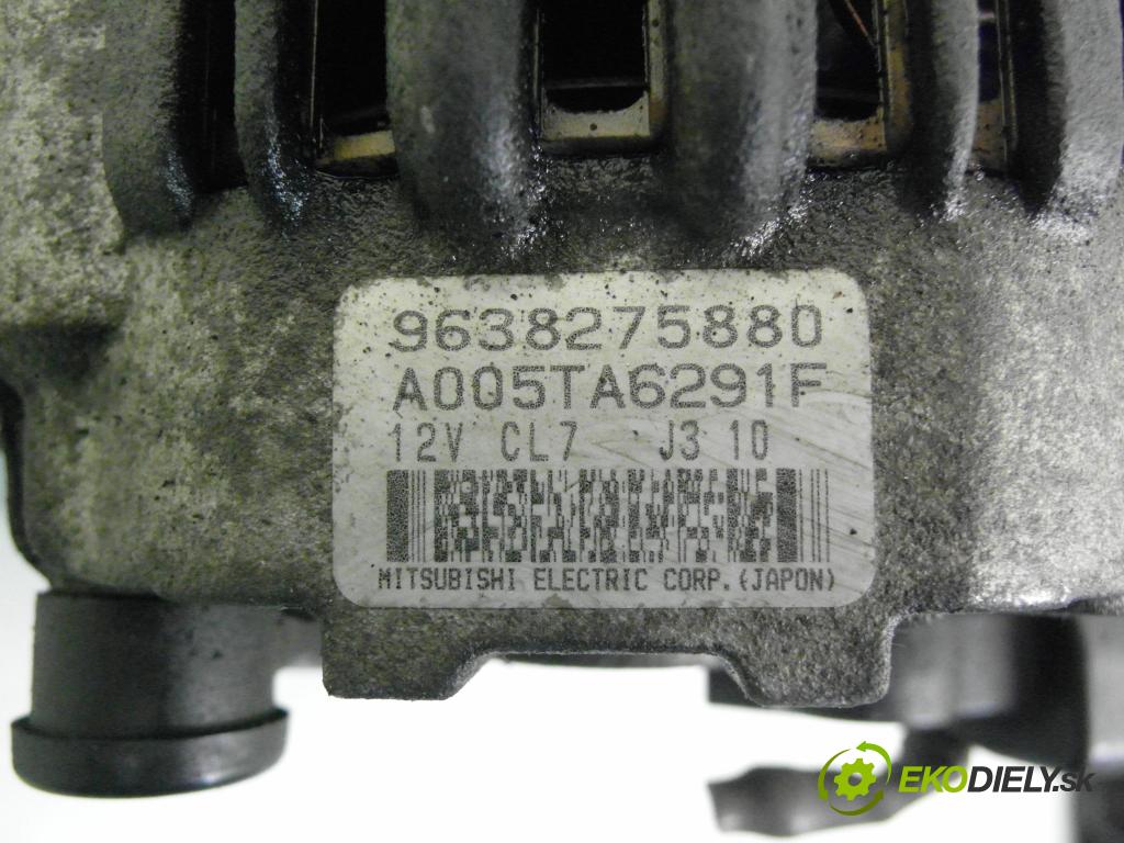 PEUGEOT 206 liftback (2A/C) HB 2004 55,00 1.4 75 - KFW 1360,00 Alternátor 9638275880 ; A005TA6291F (Alternátor)