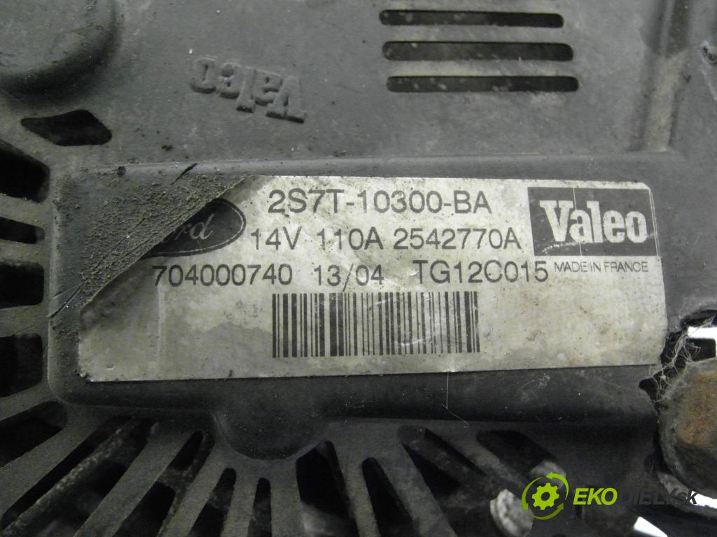FORD MONDEO III (B5Y) SEDAN 2003 125,00 2.5 V6 24V - LCBD 2495,00 Alternátor 2S7T10300BA ; 2542770A ; TG12C015 (Alternátor)