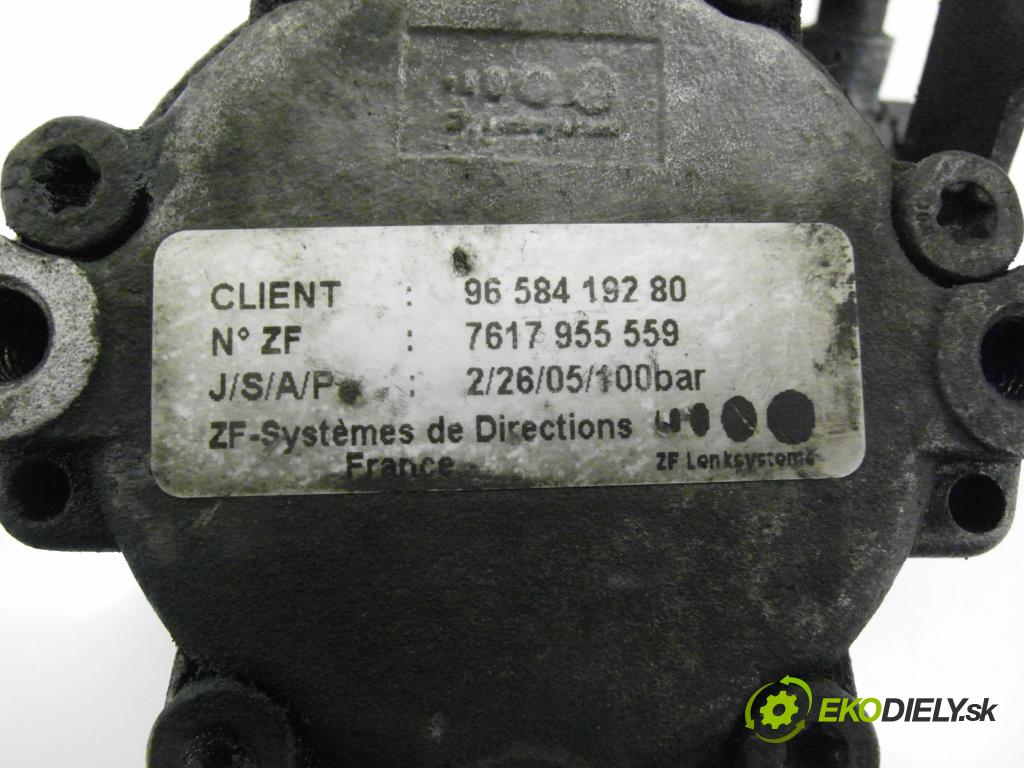 CITROEN C5 II (RC_) LIFTBACK 1999 80,00 1.6 HDi (RC8HZB) - 9HZ (DV6TED4) 1560,00 Pumpa servočerpadlo 9658419280 ; 7617955559 (Servočerpadlo)