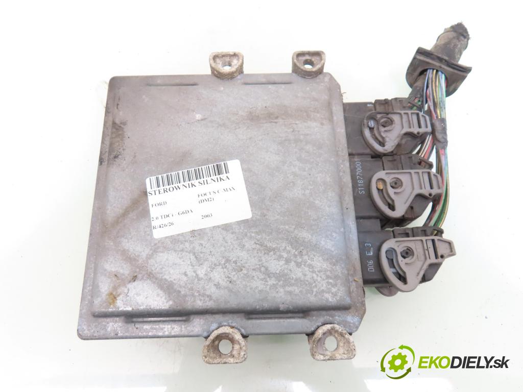 FORD FOCUS C-MAX (DM2) MINIVAN 2003 100,00 2.0 TDCi - G6DA 1997,00 Riadiaca jednotka Motor 5WS40028MT ; 3M5A12A650HK