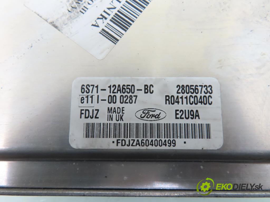FORD MONDEO III Turnier (BWY) KOMBI 2006 96,00 2.0 TDCi - FMBA 1998,00 Riadiaca jednotka Motor 6S7112A650BC ; R0411C040C