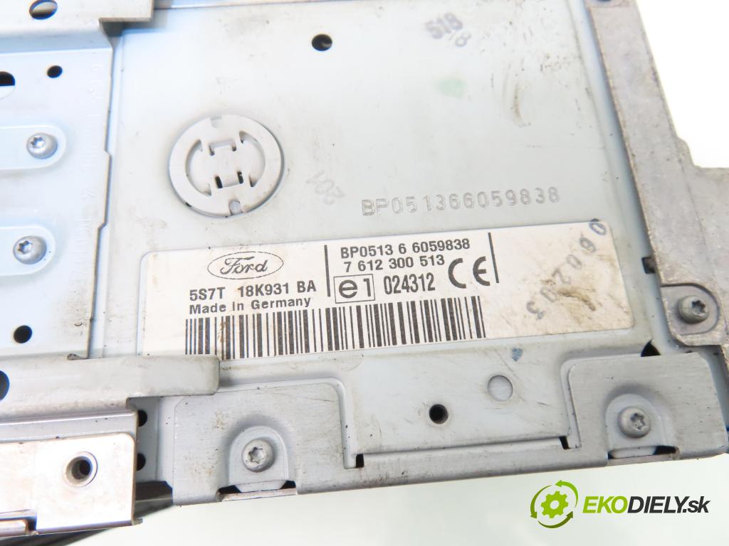 FORD MONDEO III Turnier (BWY) KOMBI 2006 96,00 2.0 TDCi - FMBA 1998,00 RADIO CD 5S7T18K931BA