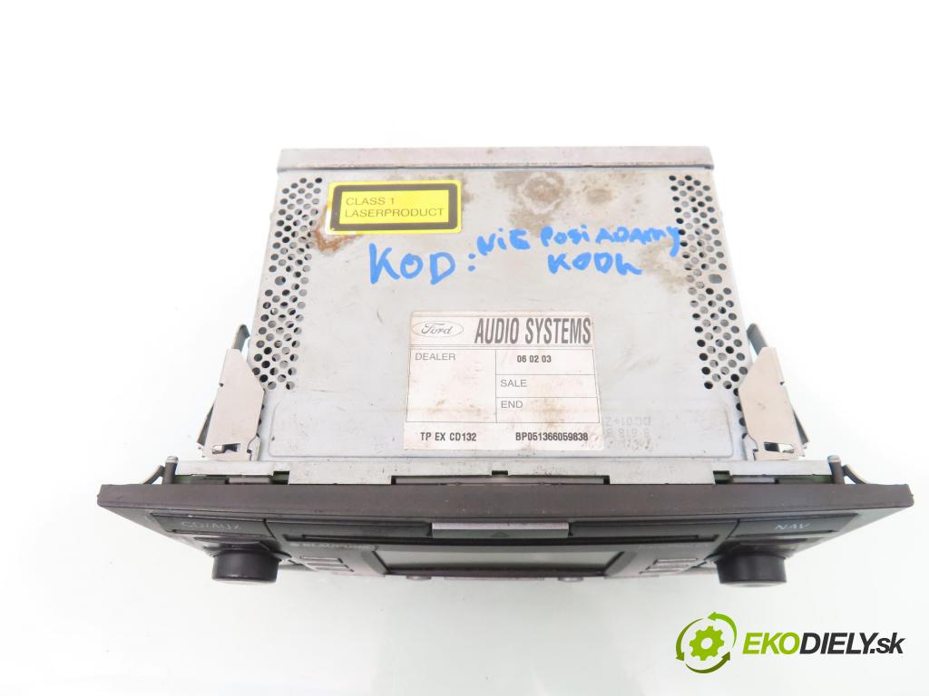 FORD MONDEO III Turnier (BWY) KOMBI 2006 96,00 2.0 TDCi - FMBA 1998,00 RADIO CD 5S7T18K931BA