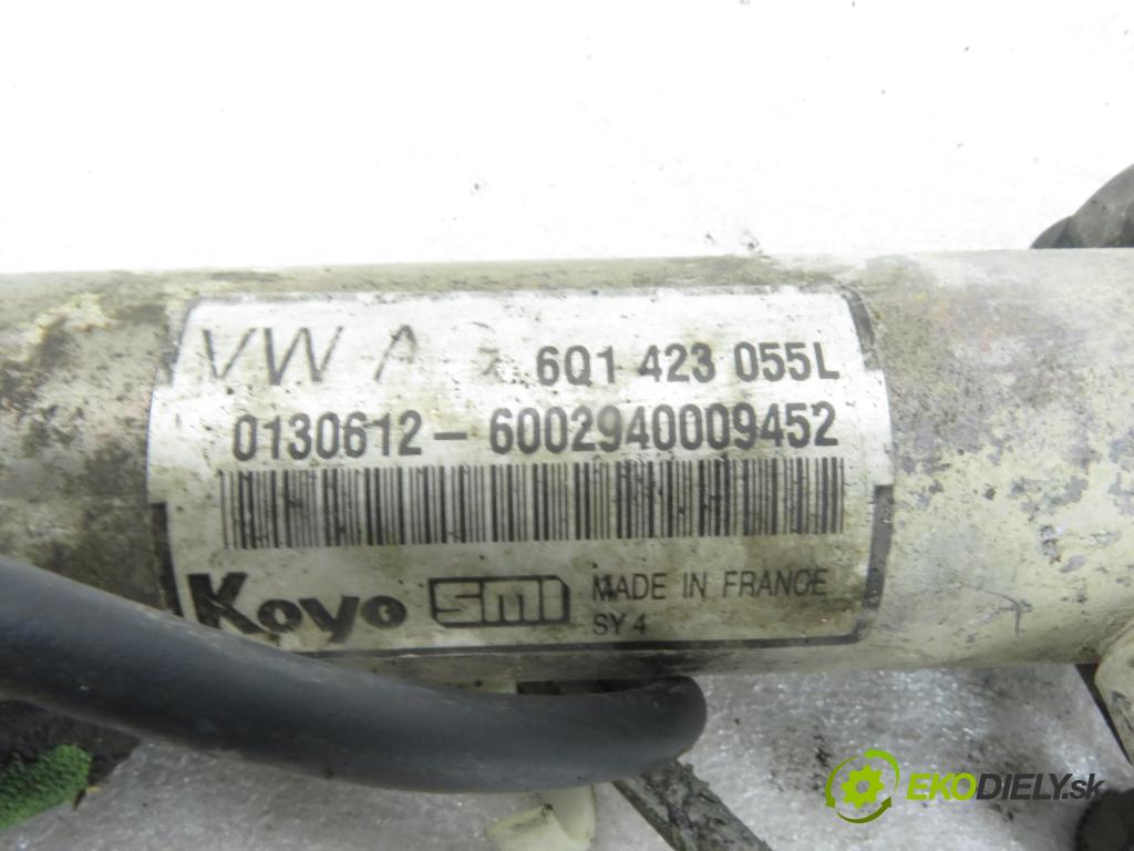 VW POLO (9N_) HB 2001 47,00 1.2 12V 64 - AZQ 1198,00 řízení ZE posilovačem 6Q1423051S ; 6Q1423055L ; 6Q1423105VW
