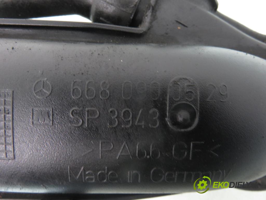 MERCEDES-BENZ KLASA A (W168) HB 1998 55,00 A 160 CDI 75 - OM 668.940 1689,00 váha vzduchu vzduchu 6680900529 ; SP3943