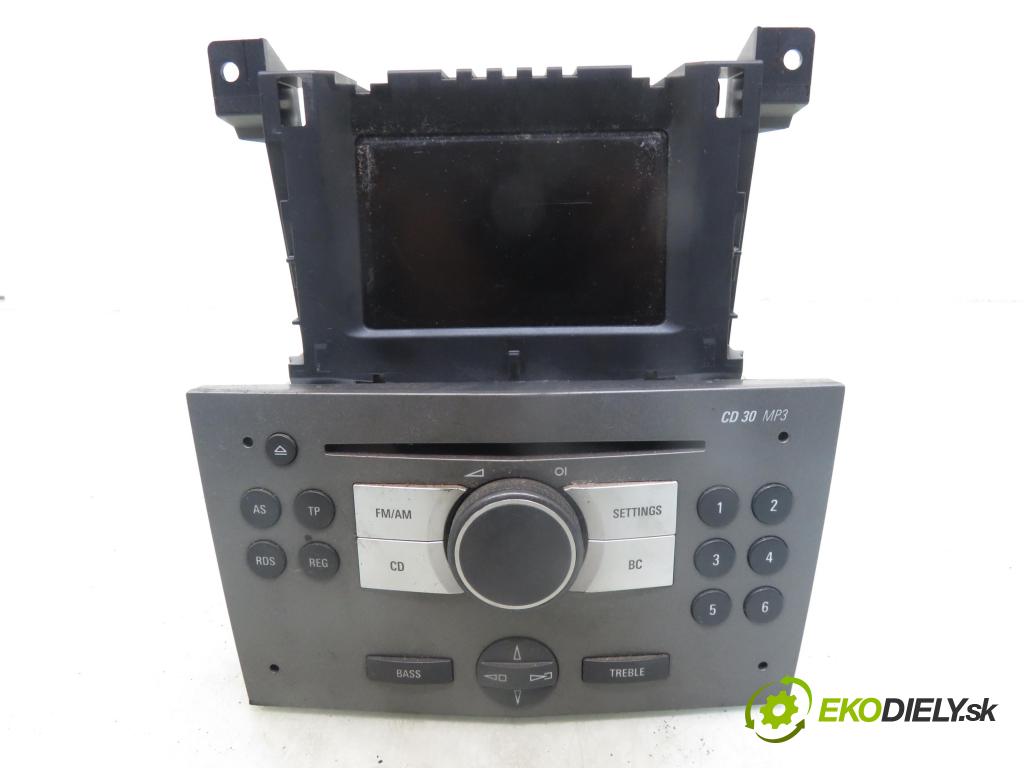 OPEL ASTRA H (A04) HB 2004 74,00 1.7 CDTI 100 - Z 17 DTH 1686,00 RADIO CD 13154304 ; 453116246 ; 13111165