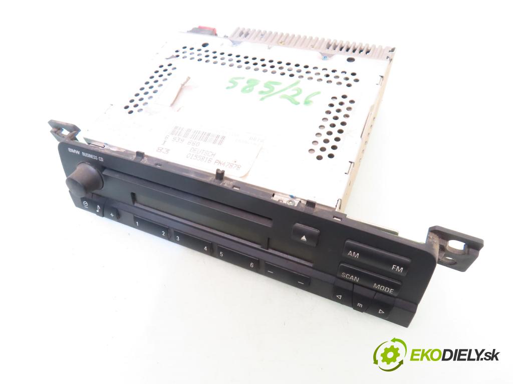 BMW 3 (E46) SEDAN 2005 85,00 318 d - M47 D20 (204D4) 1995,00 RADIO CD 6939660