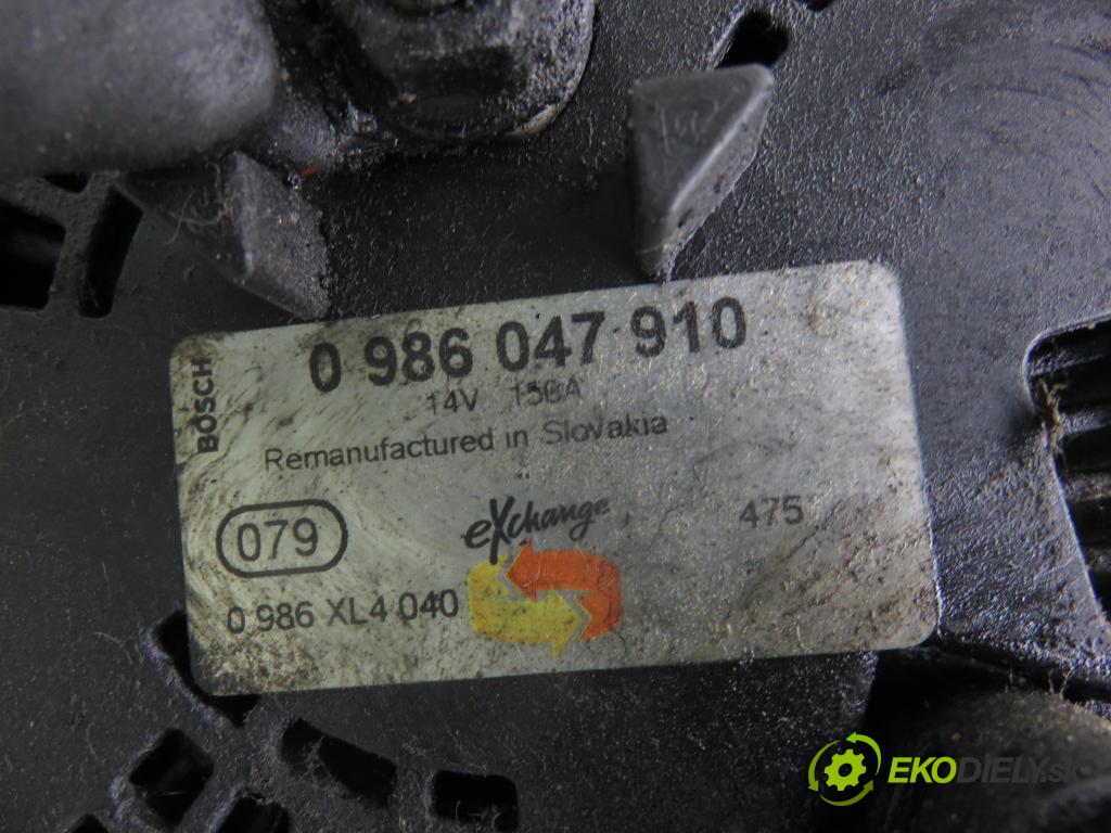 FORD TRANSIT Furgon (FA_ _) FURGON 2006 63,00 2.2 TDCi - P8FA 2198,00 Alternátor 0986047910 ; 0986XL4040 (Alternátor)