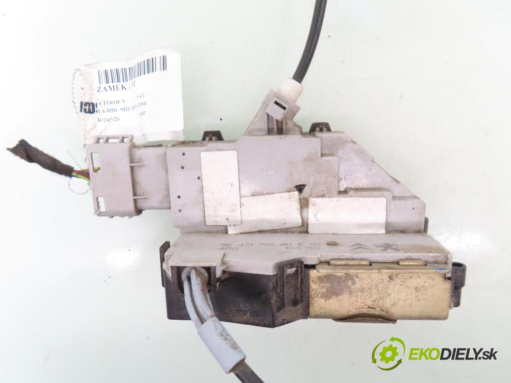 CITROEN C4 I (LC_) HB 2005 80,00 1.6 HDi- 9HZ (DV6TED4) 1560,00 zámok 9647175580