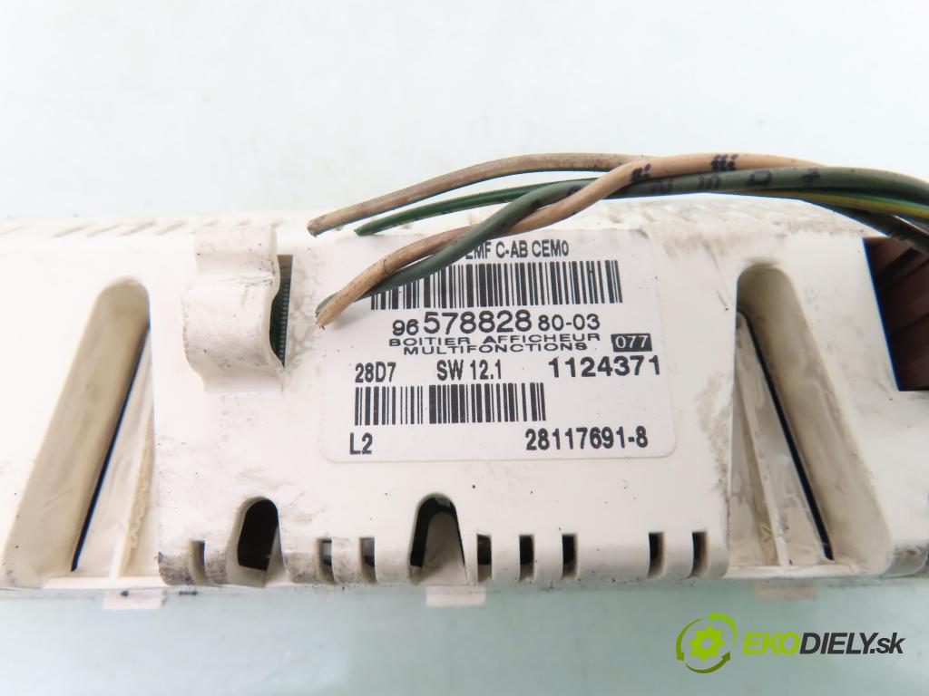 CITROEN C4 I (LC_) HB 2005 80,00 1.6 HDi- 9HZ (DV6TED4) 1560,00 ZOBRAZIT: 965788288003