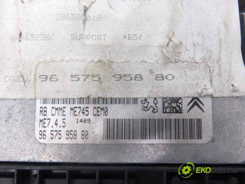 CITROEN C4 coupe (LA_) COUPE 2005 80,00 1.6 16V - NFU (TU5JP4) 1587,00 řídící jednotka motora 9657595880