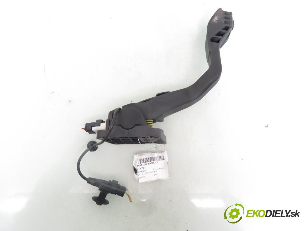 CITROEN C4 coupe (LA_) COUPE 2005 80,00 1.6 16V - NFU (TU5JP4) 1587,00 potenciometr plynového pedálu 9650889180 ; 0280755001 ; F00C3E2429 (Potenciometr plynového pedálu)