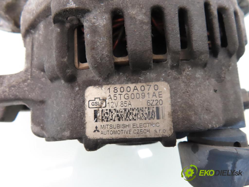 MITSUBISHI COLT VI (Z3_A, Z2_A) HB 2004 70,00 1.3 - 4A90 1332,00 Alternátor 1800A070 ; A5TG0091AE (Alternátor)