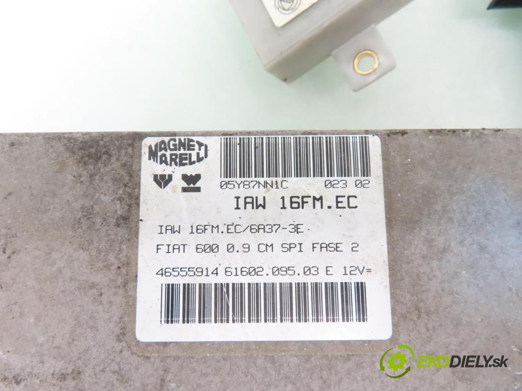 FIAT SEICENTO / 600 (187_) HB 2002 29,00 0.9 (187AXA, 187AXA1A) - 1170 A1.046 899,00 spinačka / imobilizéra IMMO / Riadiaca jednotka IAW16FMEC ; 46555914 ; 6160209503E
