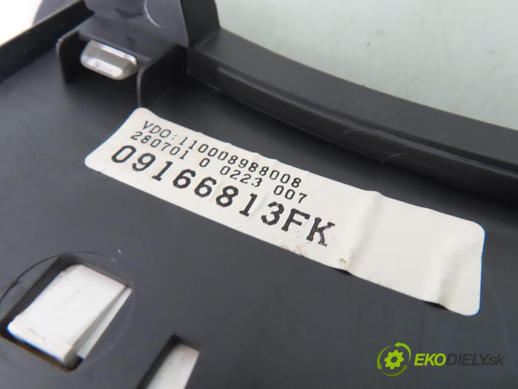 OPEL CORSA C (X01) HB 2001 43,00 1 - Z 10 XE 973,00 prístrojovka elektrický 09166813FK