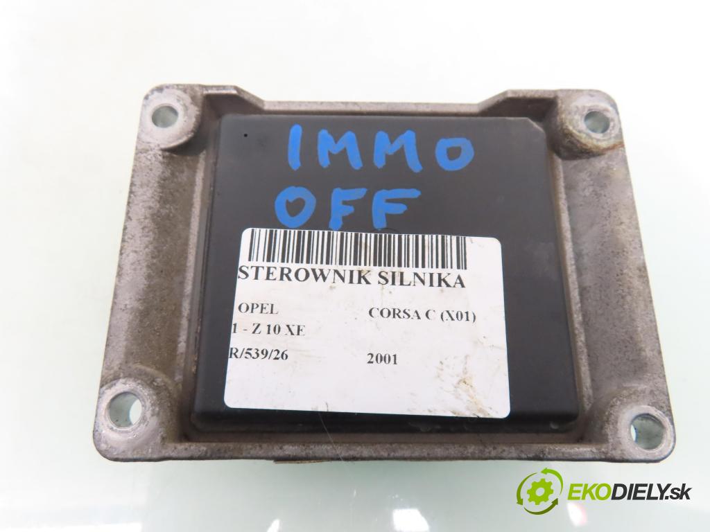 OPEL CORSA C (X01) HB 2001 43,00 1 - Z 10 XE 973,00 řídící jednotka motora 0261207421 ; 24443795