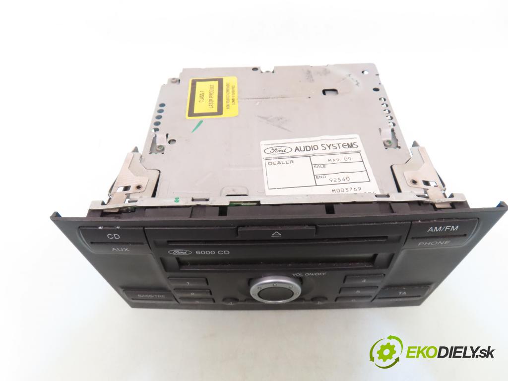 FORD MONDEO III (B5Y) SEDAN 2000 107,00 2.0 16V - CJBB 1999,00 RADIO CD 3S7T18C815AD ; 6000CD