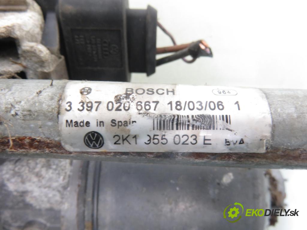 VW TOURAN (1T1, 1T2) MINIVAN 2006 77,00 1.9 TDI PD 105 1896,00 MECHANISMUS/ motorek stěračů 0390241746 ; 2K1955119B ; 2K1955023E