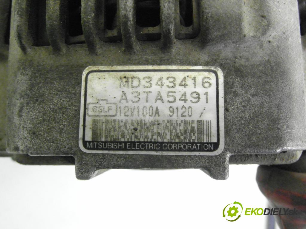MITSUBISHI CARISMA (DA_) SEDAN 1999 92,00 1.8 16V GDI (DA2A) - 4G93 (GDI) 1834,00 Alternátor MD343416 ; A3TA5491 (Alternátor)