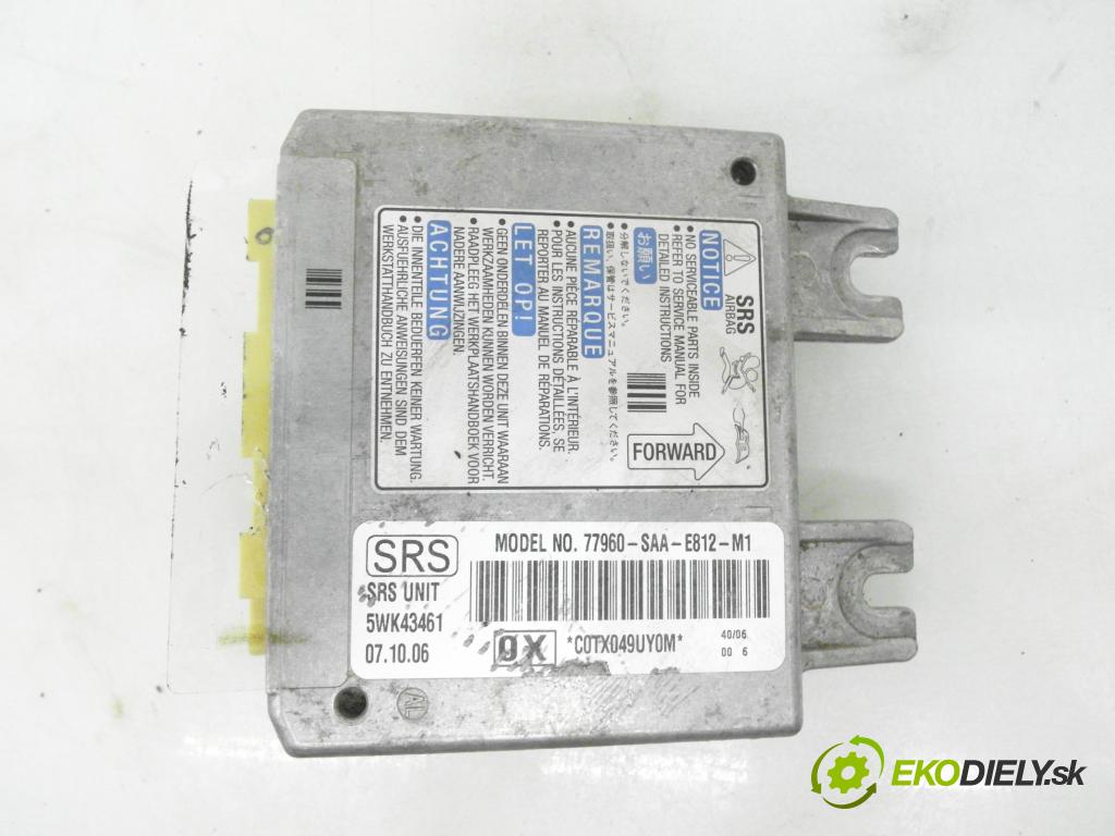 HONDA JAZZ II (GD_, GE3, GE2) HB 2007 61,00 1.3 (GD1) - L13A1 1339,00 MODUL air BAG 77960SAAE812M1 ; 5WK43461
