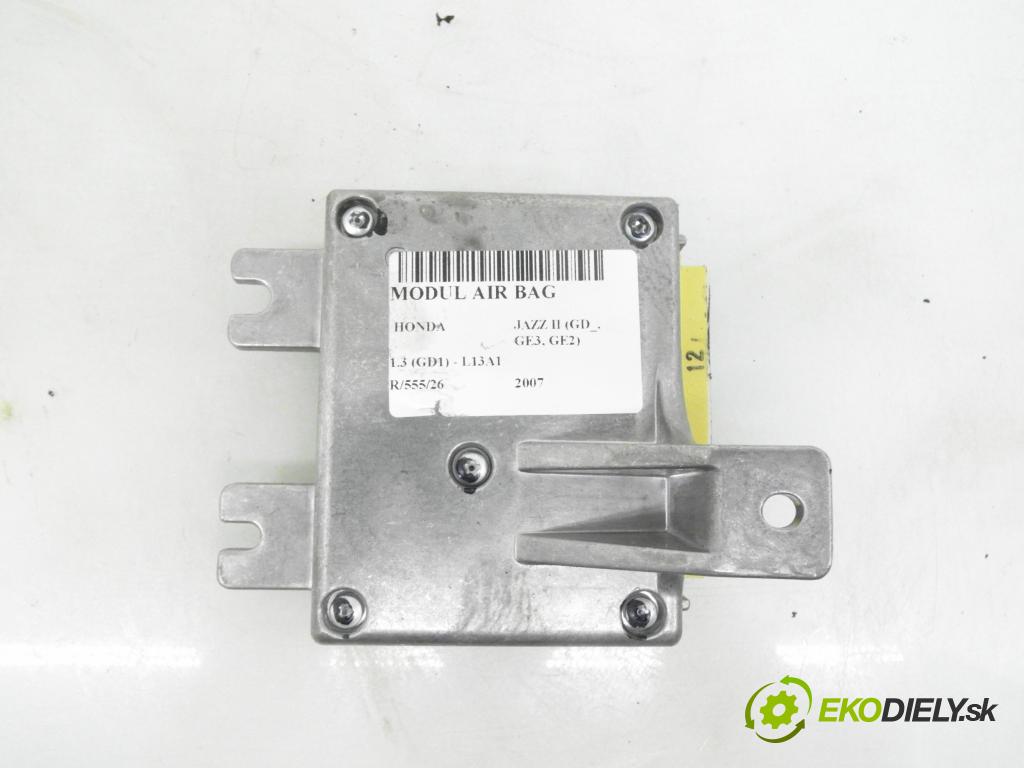 HONDA JAZZ II (GD_, GE3, GE2) HB 2007 61,00 1.3 (GD1) - L13A1 1339,00 MODUL air BAG 77960SAAE812M1 ; 5WK43461