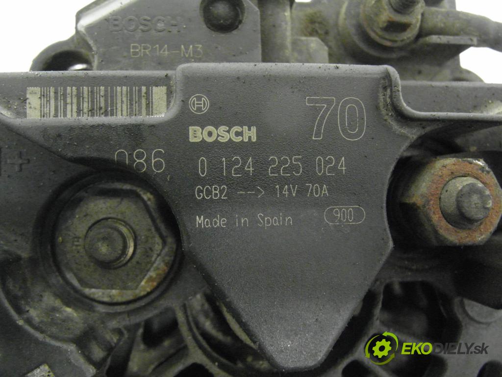 OPEL ASTRA G liftback (T98) HB 2003 48,00 1.2 16V - X 12 XE 1199,00 Alternátor 0124225024 (Alternátor)