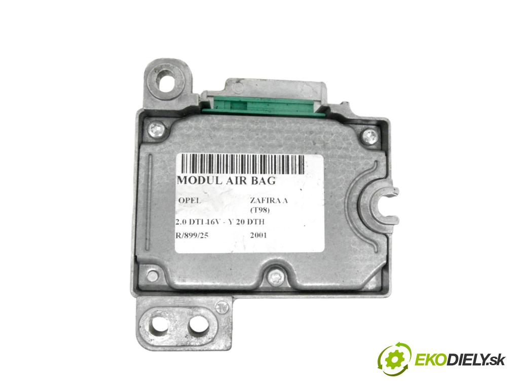 OPEL ZAFIRA A Nadwozie Wielkopojemne (MPV) (T98)  MINIVAN 2001 74,00 2.0 DTI 16V - Y 20 DTH 1995,00 MODUL air BAG 90582536 ; 5WK4190 ; 1923594