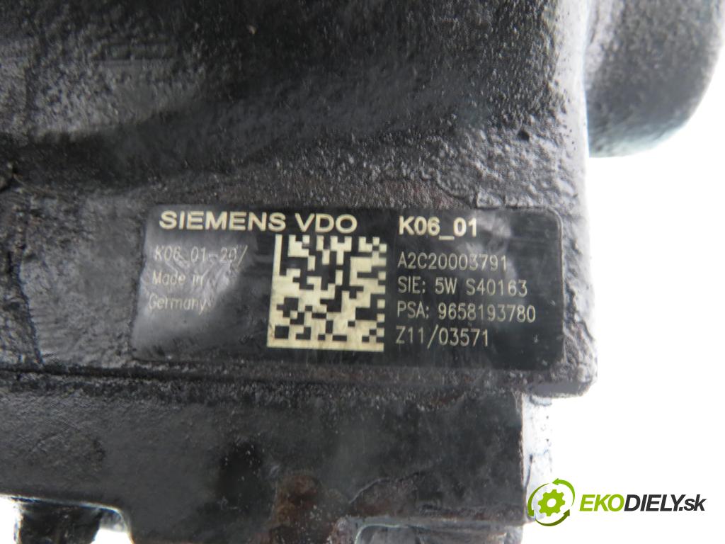 FORD S-MAX (WA6) MINIVAN 2006 103,00 2.0 TDCi - QXWA 1997,00 pumpa vysokého TLAK: A2C20003791 ; 5WS40163 ; 9658193780