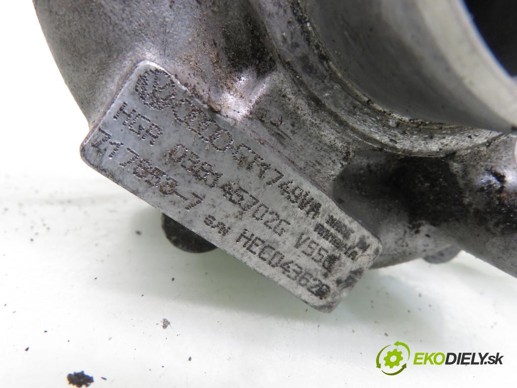 AUDI A4 Avant (8E5, B6) KOMBI 2004 96,00 1.9 TDI - AWX 1896,00 RYCHLONABÍJEČKA: GT1749VA ; 038145702G ; 7178587 (Kompletní turbodmychadlo)